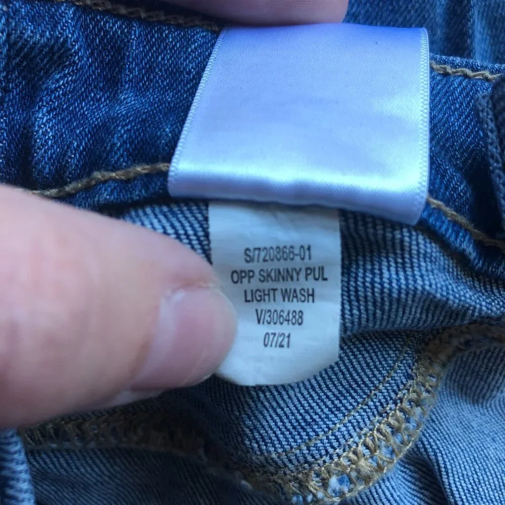 Old Navy Kids Pull On Skinny Jeans Size Large (10-12)